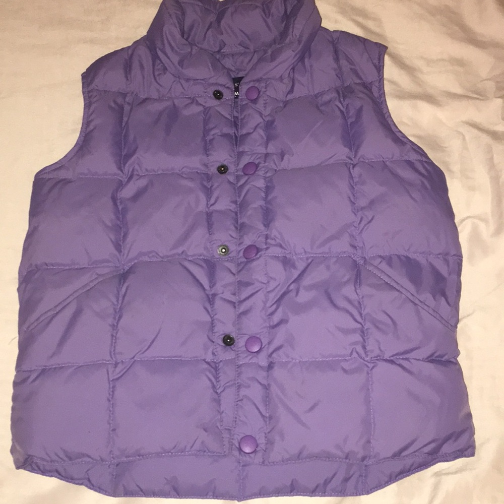 EUC Lands End puffer vest size 5-6